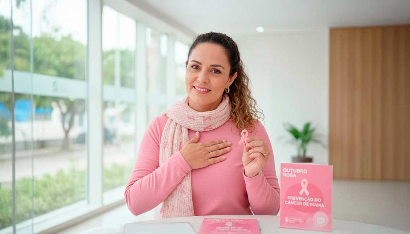 Outubro Rosa na Escola: Cuidar de quem cuida